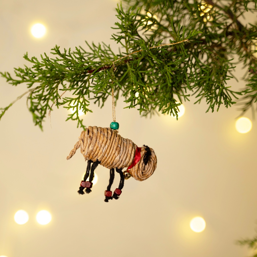 shop Bamboo Handcrafted -  Banana Rope Sheep Hanging