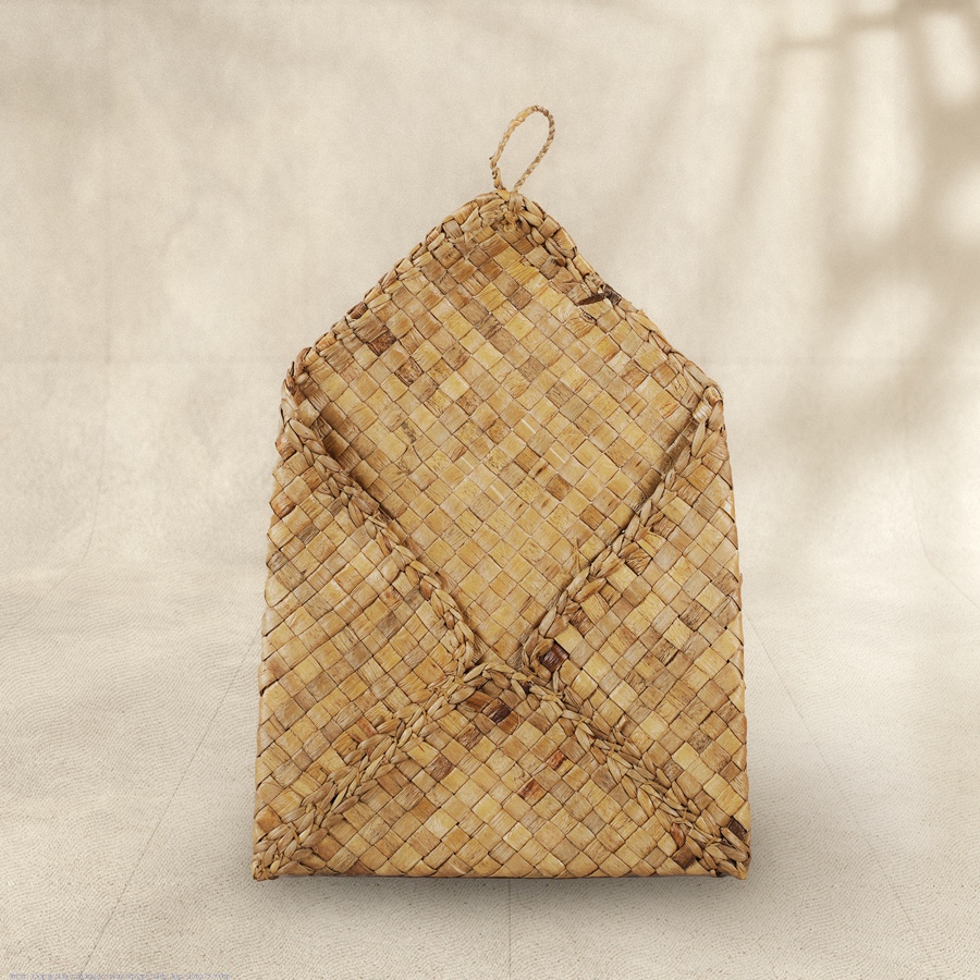 buy Handcrafted ~ Water Hyacinth Meteka Magazine Holder