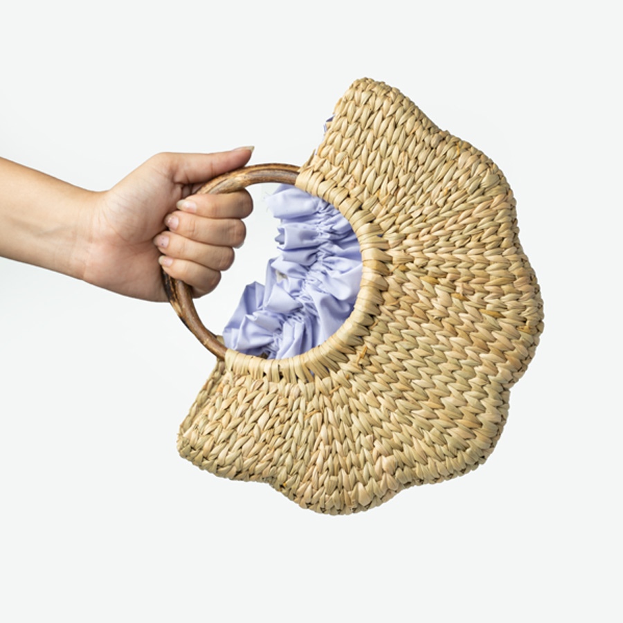 shop Handcrafted Water Reed Handbag
