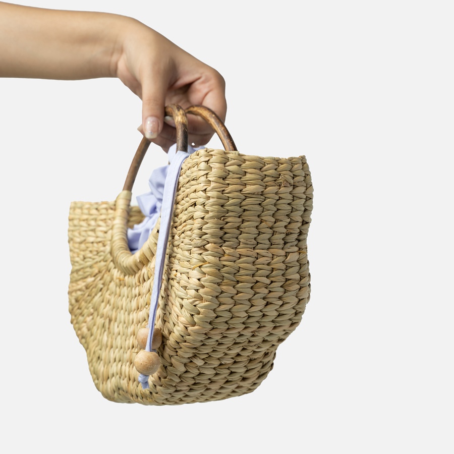 shop Handcrafted Water Reed Handbag