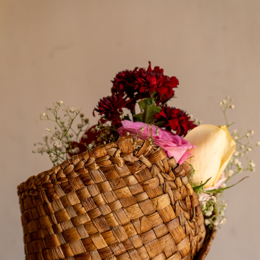 Roots & Reeds | Handcrafted Water Hyacinth ~ Bouquet wrap
