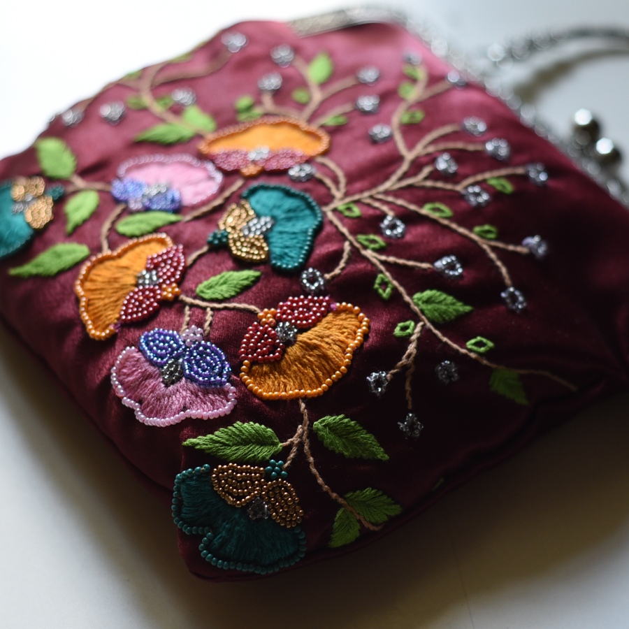 Hand Embroidered Pouch