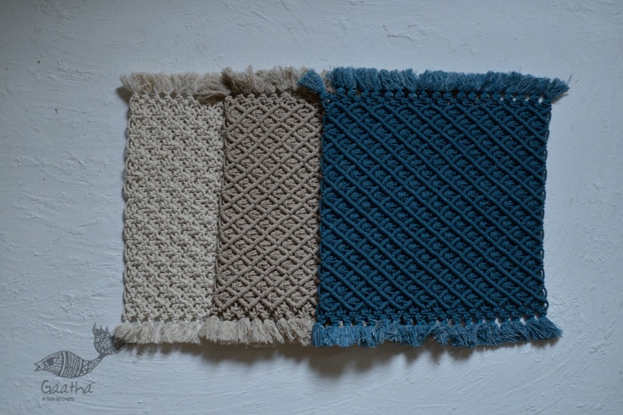 Hand knotted Jewel Placemat 