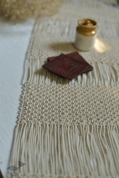 Hand knotted Table Runner