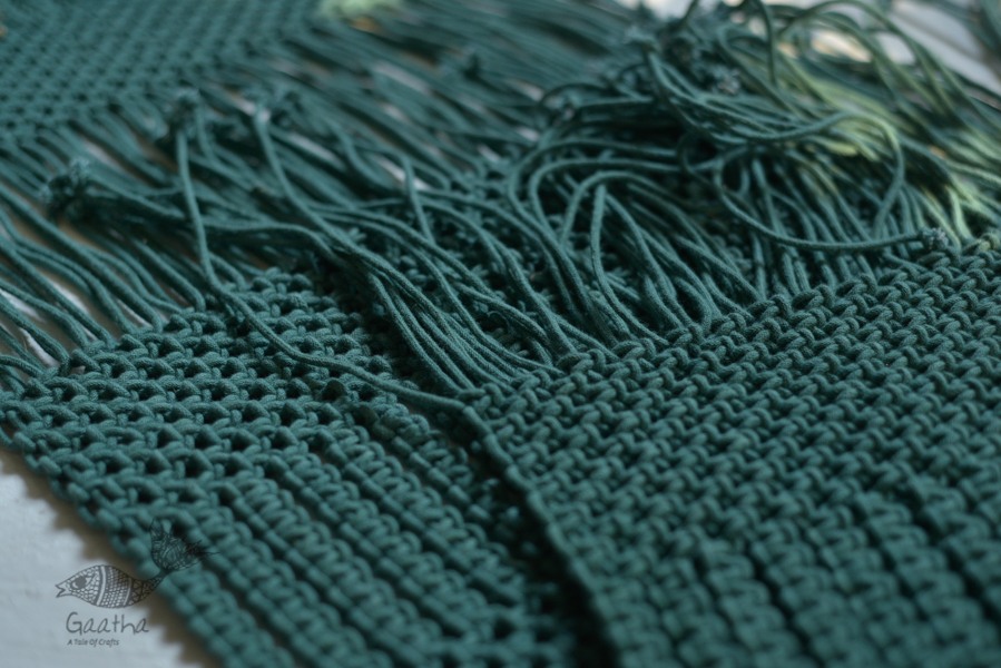 Hand knotted Table Runner
