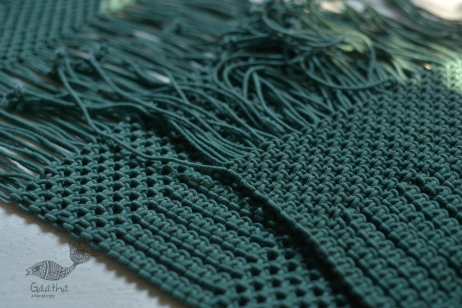 Hand knotted Table Runner