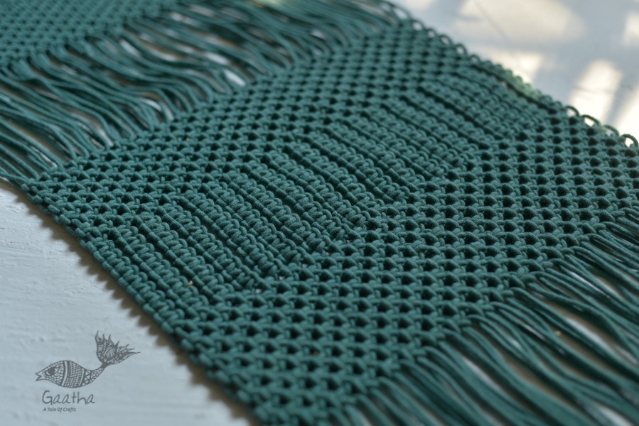 Hand knotted Table Runner