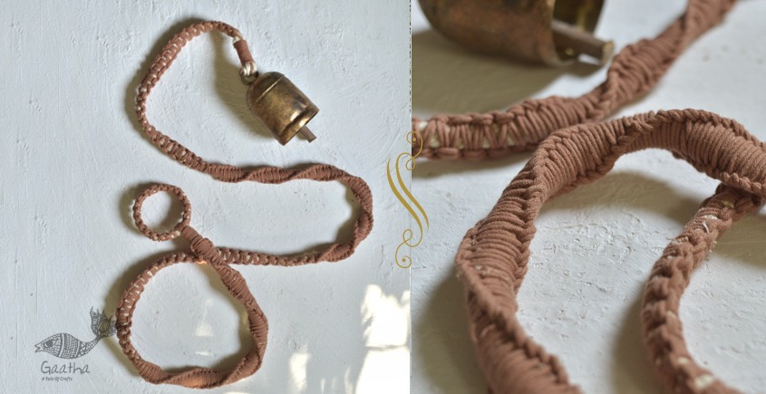 Hand knotted Wind Chime with Metal Bell