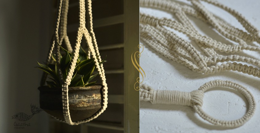 Hand knotted Classic Plant Hanger