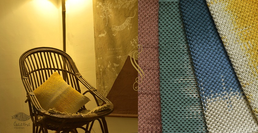 Hand knotted Cushion Cover