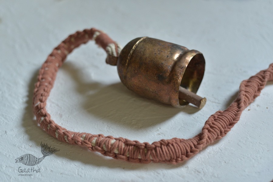 Hand knotted Wind Chime with Metal Bell