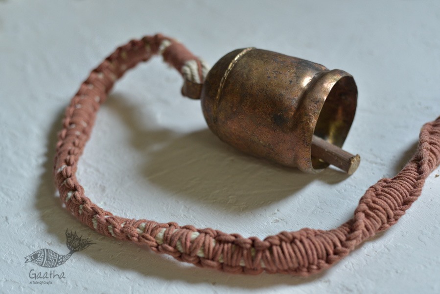 Hand knotted Wind Chime with Metal Bell