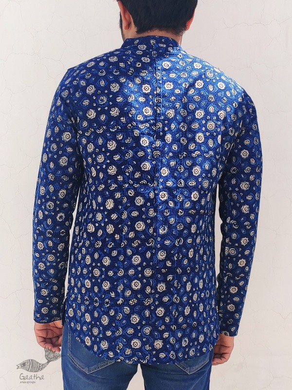 अमोल ● Handwoven | Dabu Printed ●  Cotton short kurta ● I