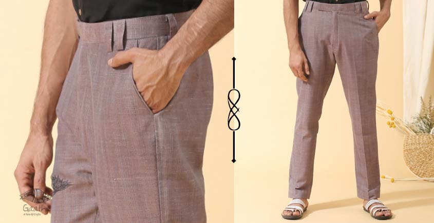 Shop online Handwoven cotton Men's Trousers