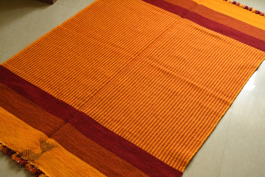 hand woven woolen durri