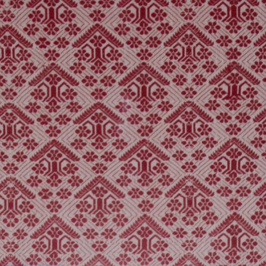 Shop Handmade Embroidered ~ Gach Handwoven Artwork from Assam-Red