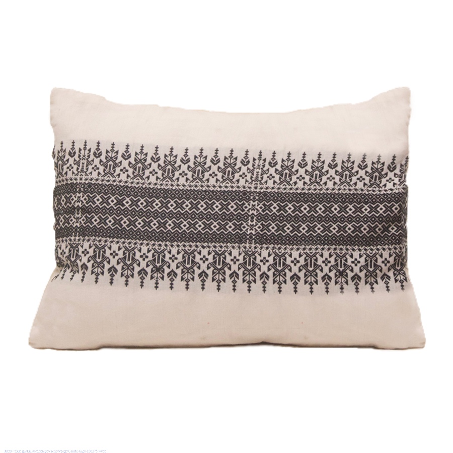 Shop Kachari Handwoven Cotton Cushion Cover with Tribal motif