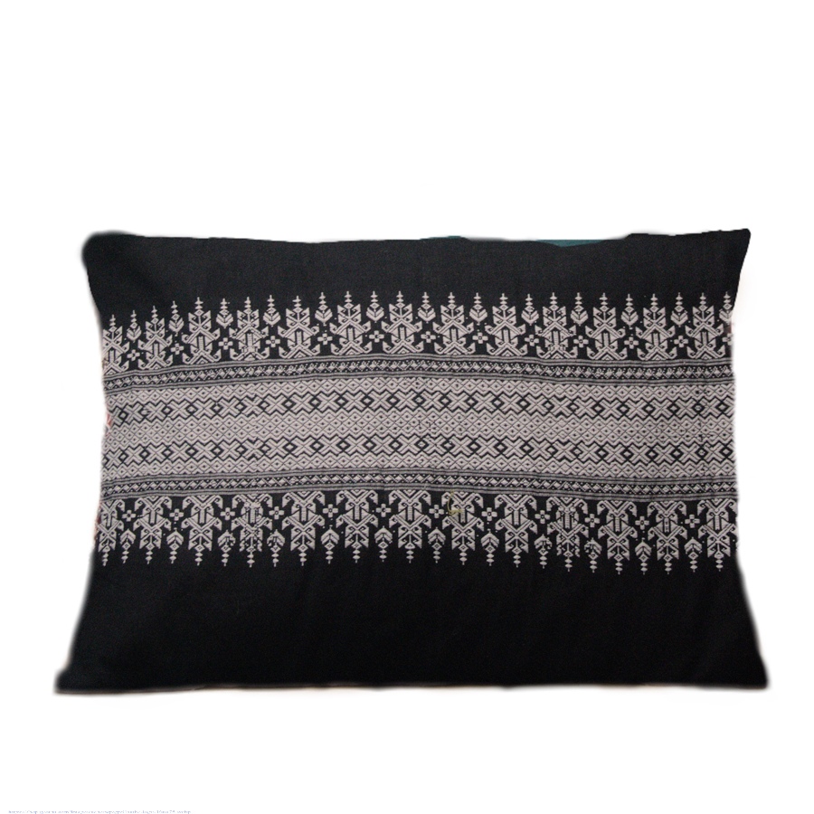 Shop Zomi Handwoven Cotton Cushion Cover with Tribal motif 