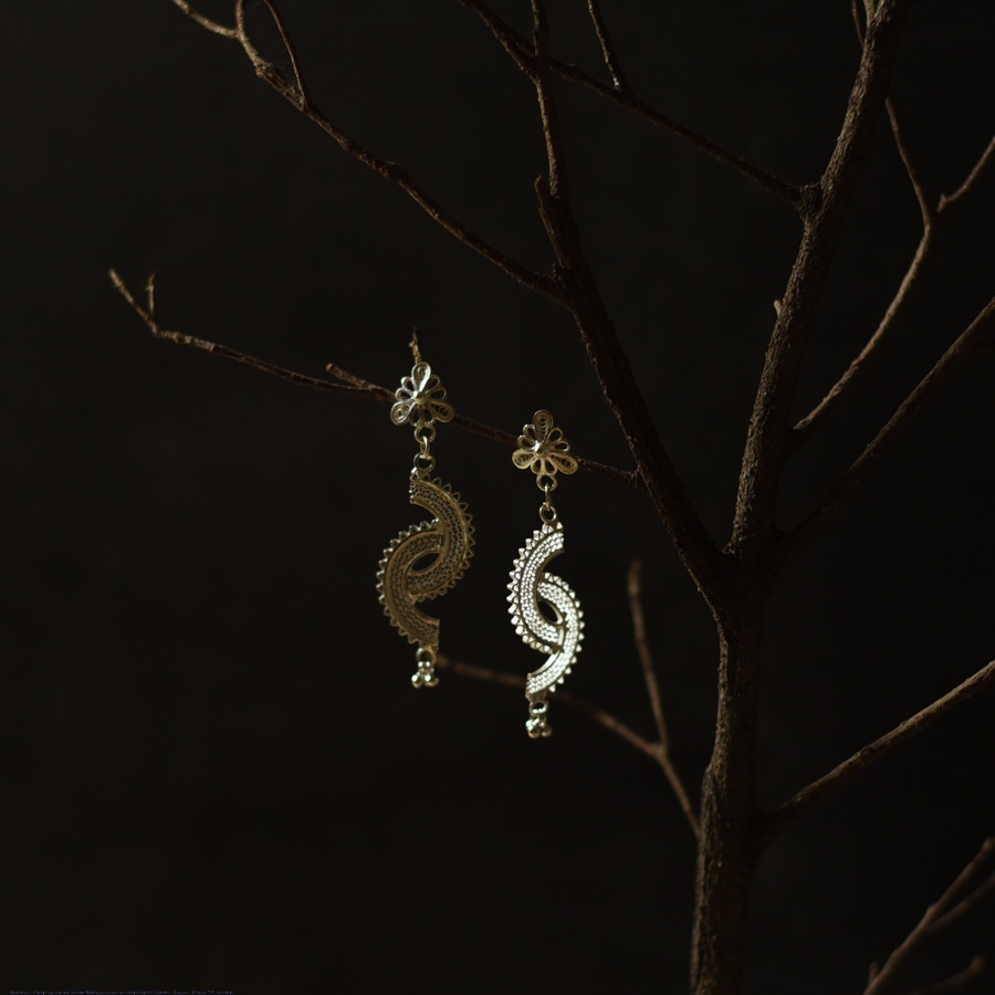 Shop Handcrafted Silver Earring - Dangler 