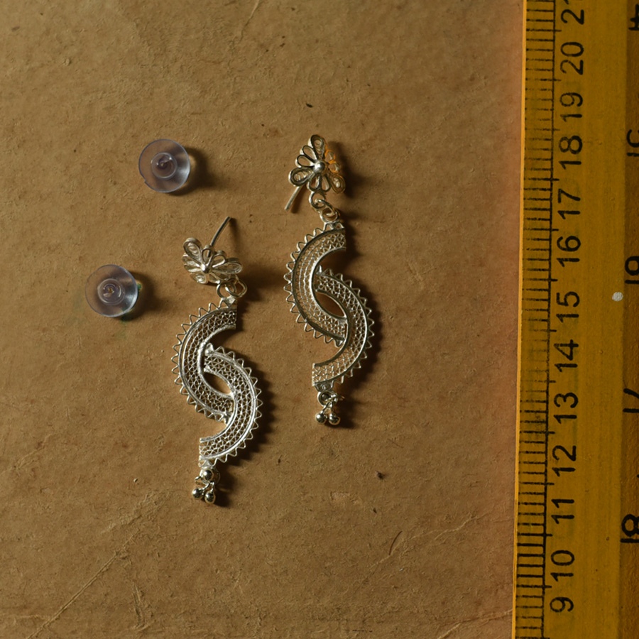 Shop Handcrafted Silver Earring - Dangler 