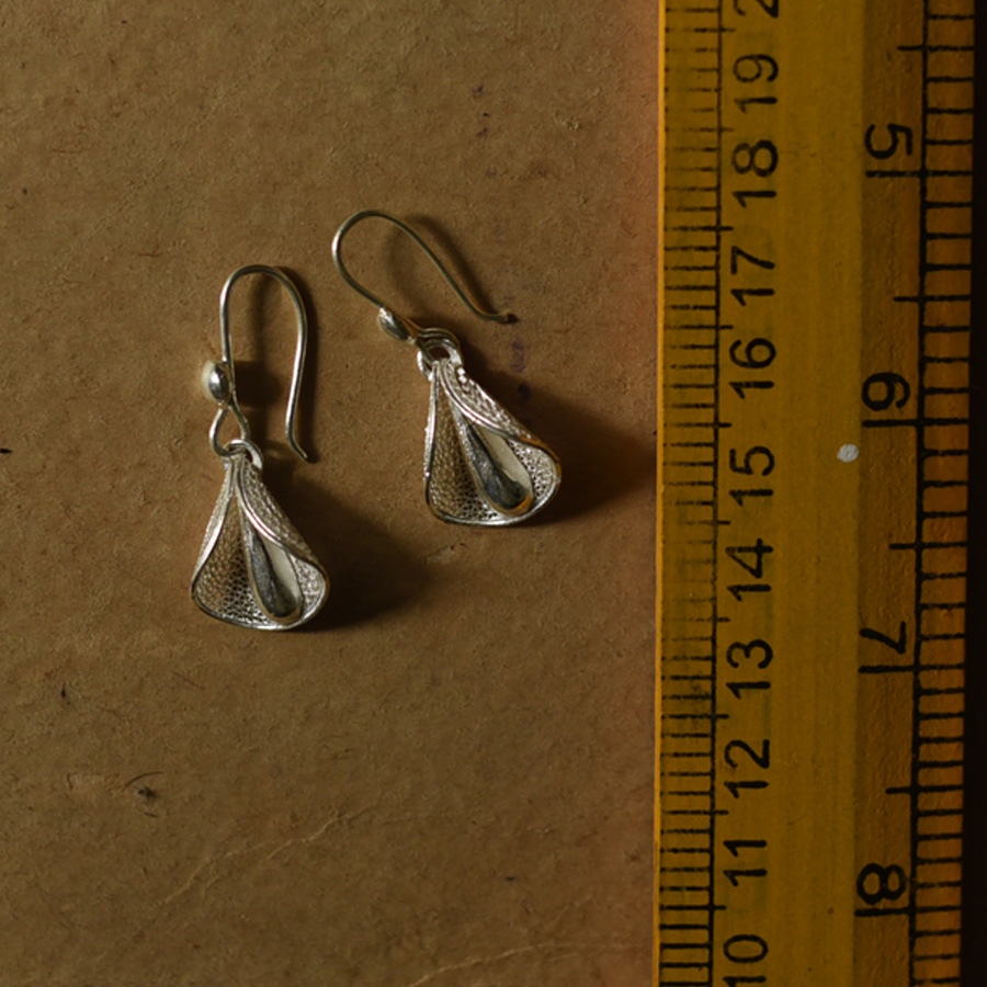 Shop Handcrafted Filigree Silver Earring