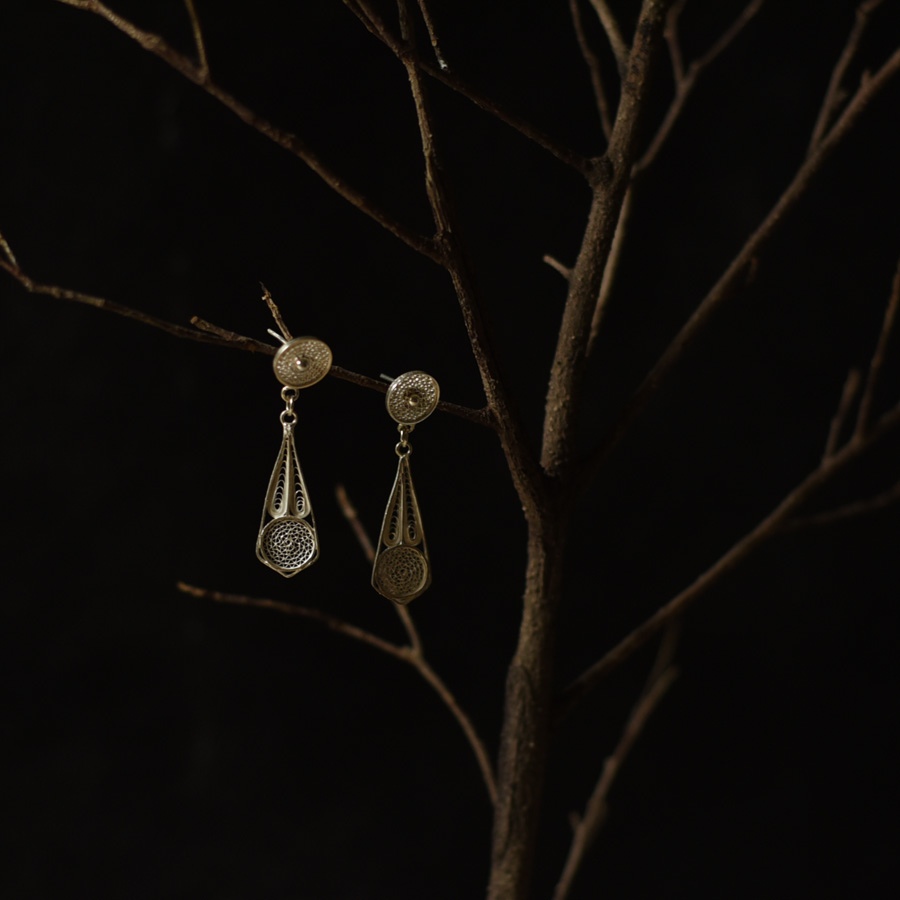 Shop Handmade Filigree Silver Earring
