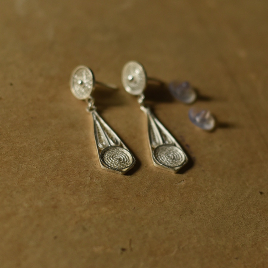 Shop Handmade Filigree Silver Earring