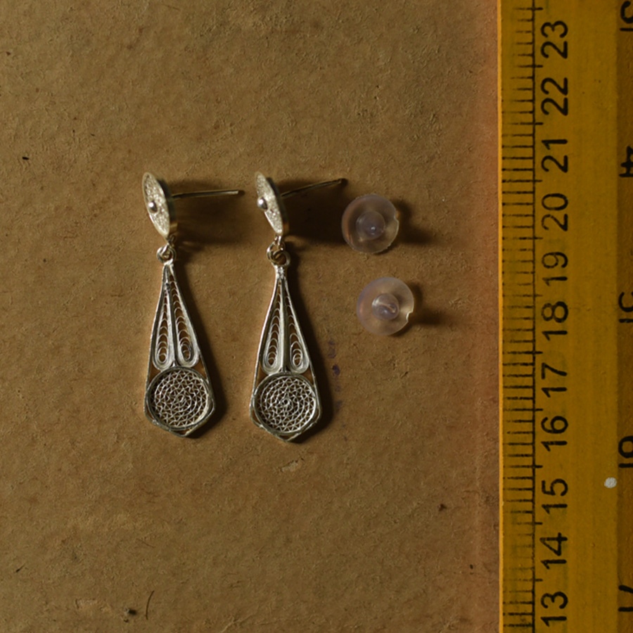 Shop Handmade Filigree Silver Earring