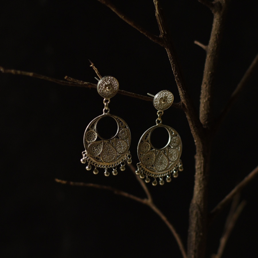Shop Handcrafted Silver Earring 