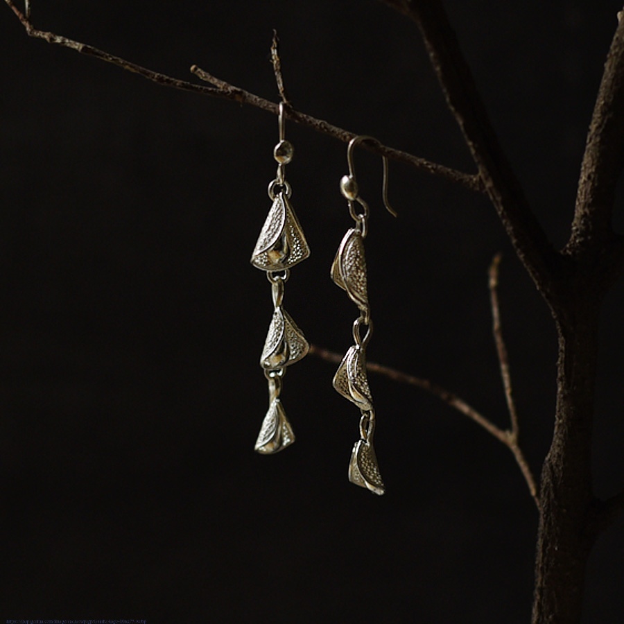 Shop Silver Earring - Handmade Filigree Craft