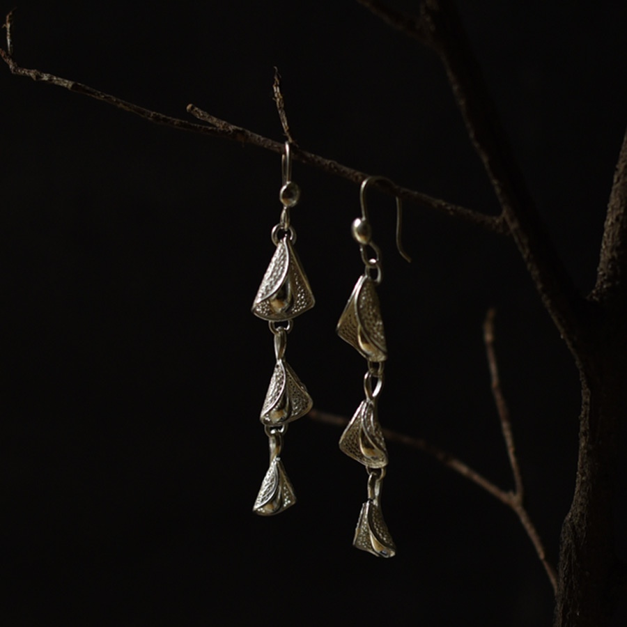 Shop Silver Earring - Handmade Filigree Craft