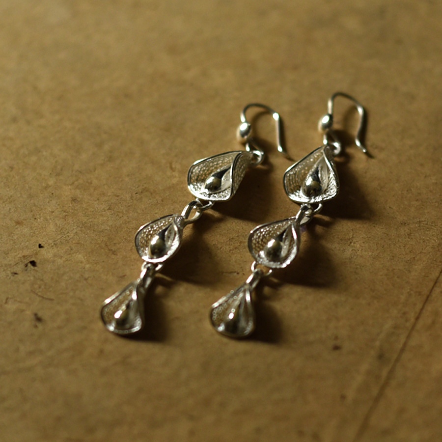 Shop Silver Earring - Handmade Filigree Craft