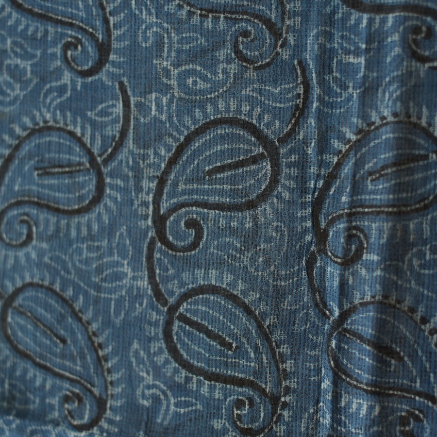 shop Block Printed Kota Cotton | Kota Doria Dupatta - Options - Yellow, Indigo, Green