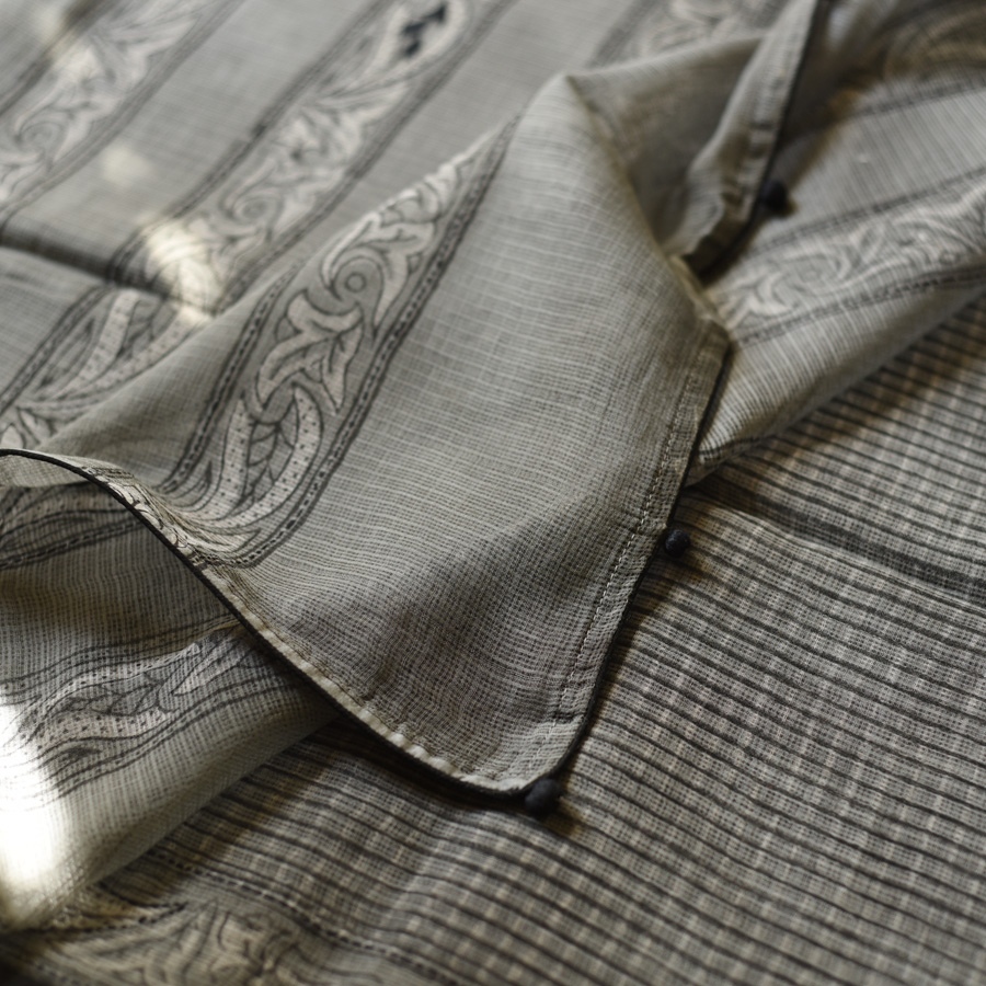 shop Block Printed Kota Cotton | Hand Embroidered Saree