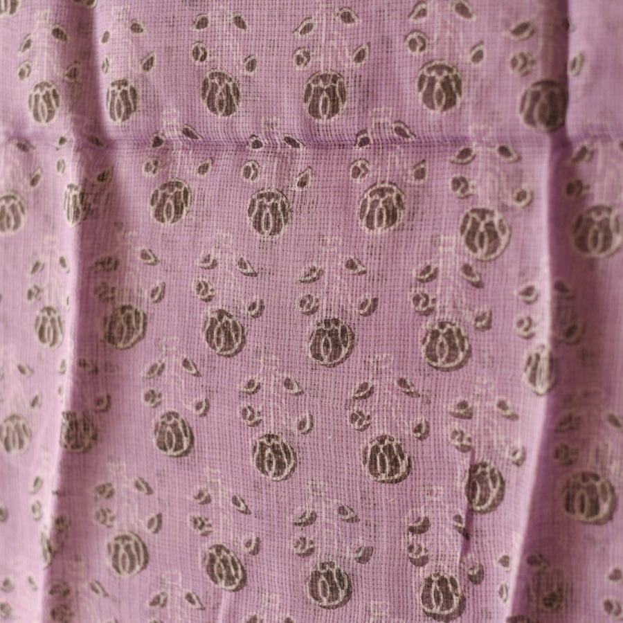 shop Block Printed Kota Doria Cotton Dupatta