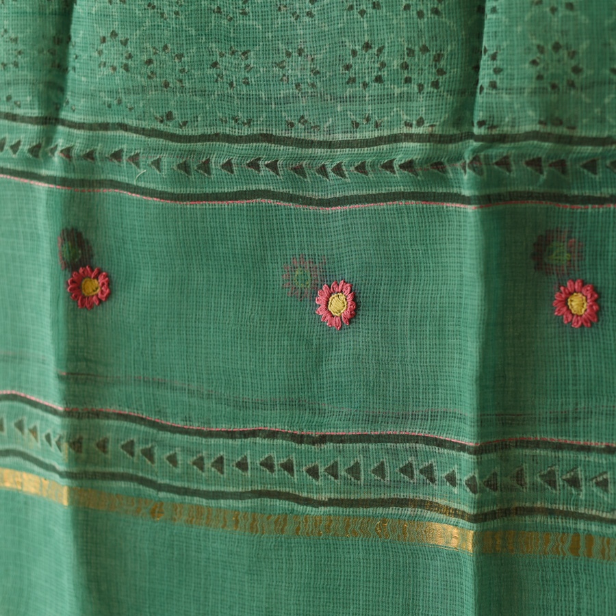 shop Block Printed Kota Pure Cotton | Kota Doria Dupatta