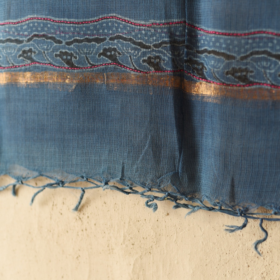 shop Block Printed Kota Pure Cotton | Kota Doria Dupatta