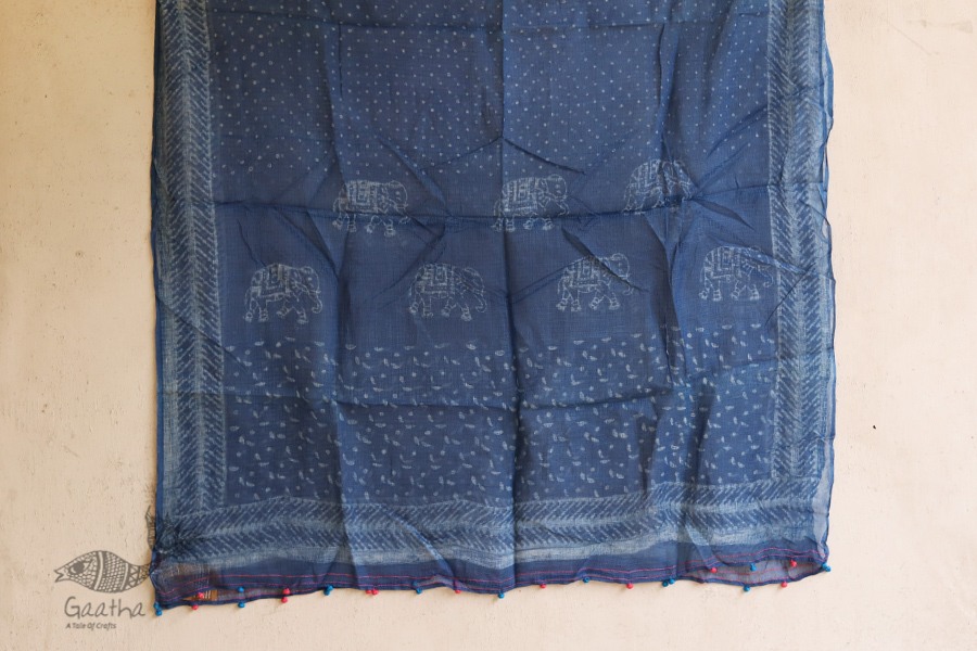 Vani ✜ Kota Block Printed ✜ Duppatta-14