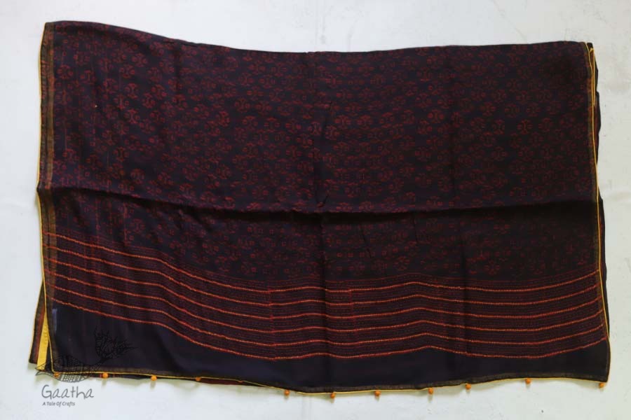 नखराली | Nakharali ✼ Cotton Kota Doria Block Printed | 13