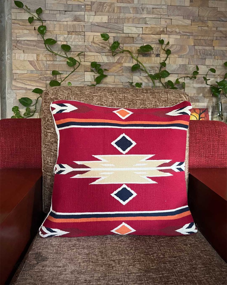 shop Damascus Handwoven Cotton Cushion Cover