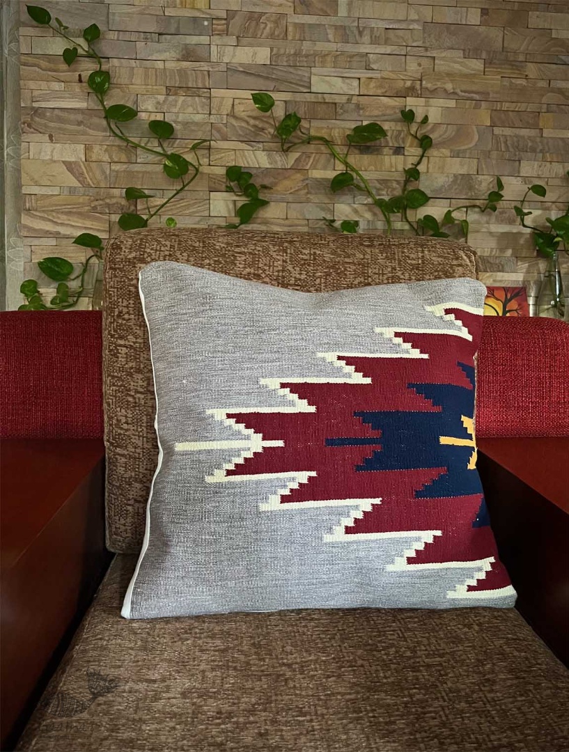 shop Miami Handwoven Cotton Cushion Cover