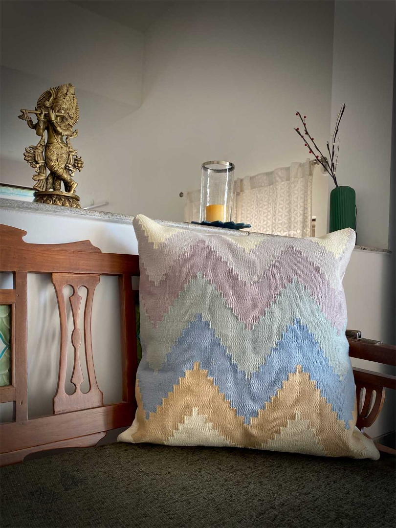 shop Miami Handwoven Cotton Cushion Cover