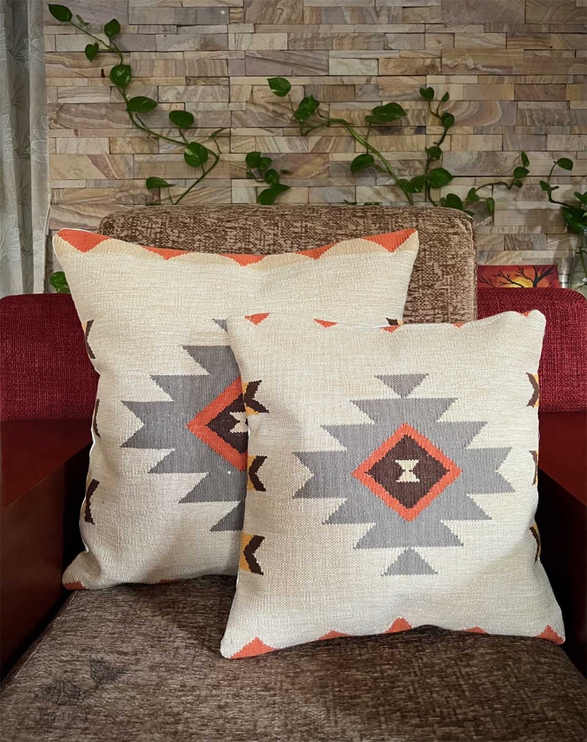 shop Miami Handwoven Cotton Cushion Cover