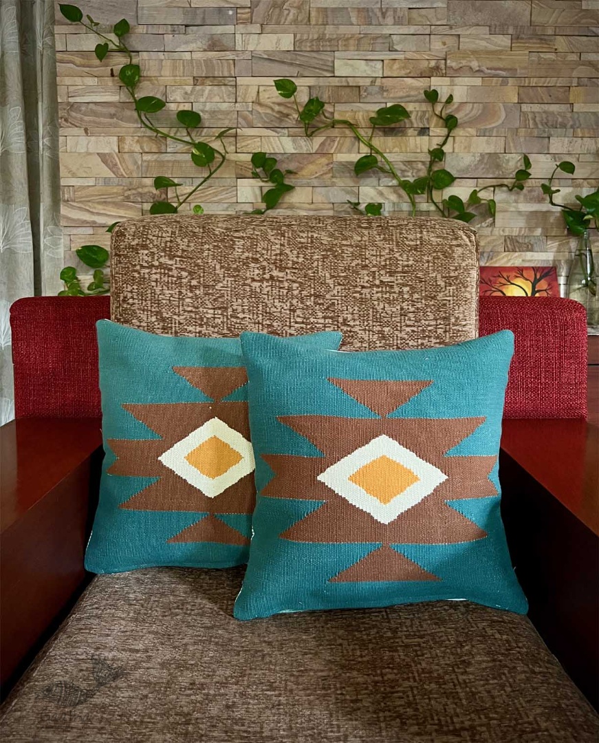 shop Bukhara Handwoven Cotton Cushion Cover