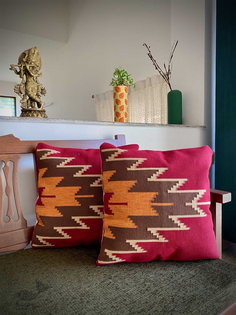 shop Rio Handwoven Cotton Cushion Cover 