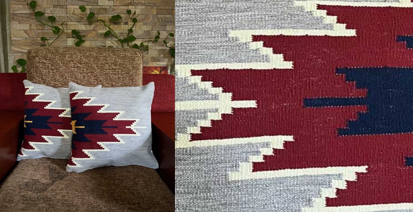 shop Miami Handwoven Cotton Cushion Cover