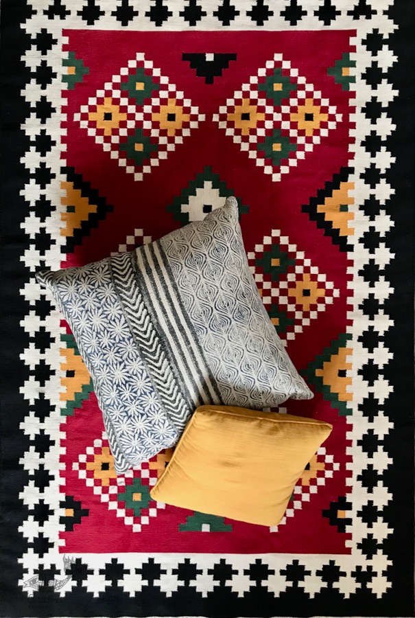 shop handwoven dhurries