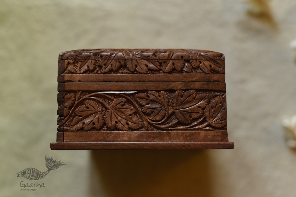 shop Grapes Wood Carving ~ Walnut wood box