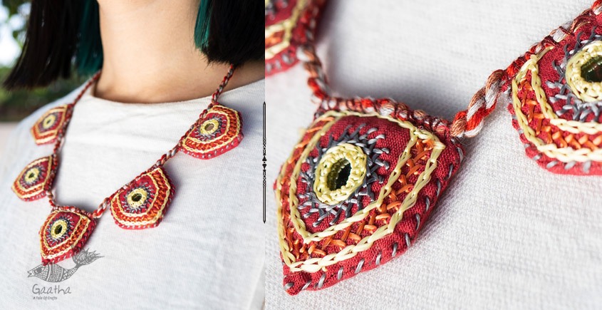 Buy handmade jewelry - Applique & Embroidered