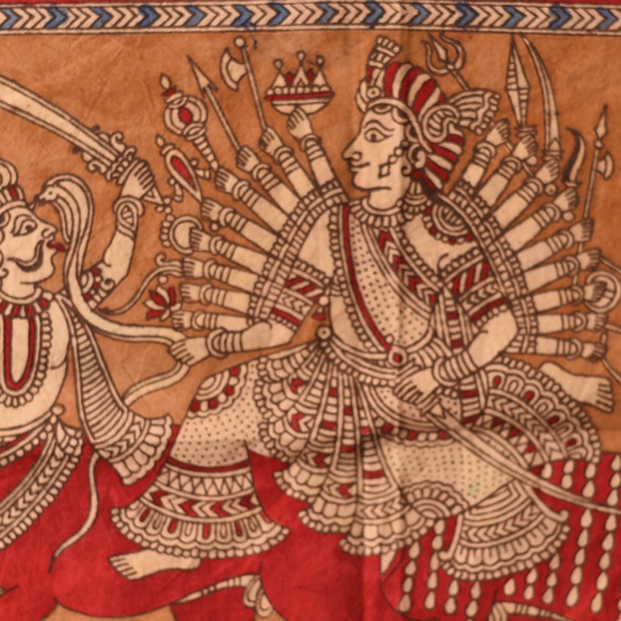 Buy Matani Pachedi Painting - Mahishasura Mardini